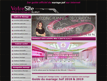 Tablet Screenshot of mariagesjuifs.com